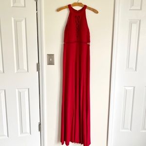 Red Gown from David’s Bridal